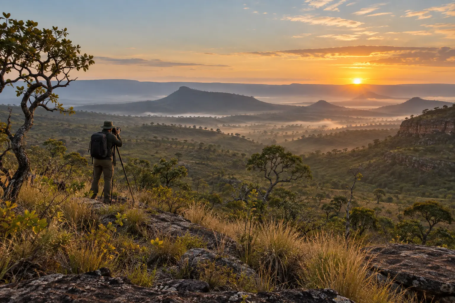 Paisagem ilustrativa do Cerrado para Cerrado Fotográfico